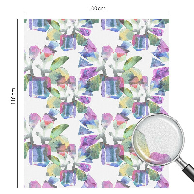 Zatmavovací fólie na okna Barevná abstrakce