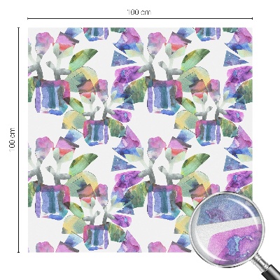 Zatmavovací fólie na okna Barevná abstrakce