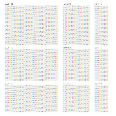 Dekorativní mléčná fólie na sklo Duhové čáry