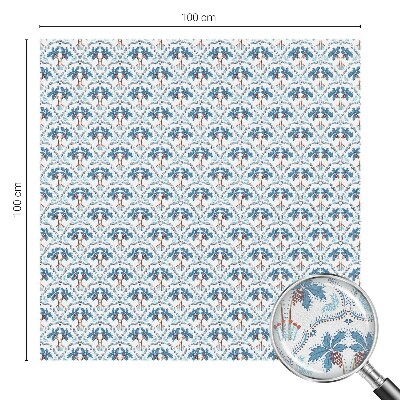 Protisluneční fólie na okna Modré palmy