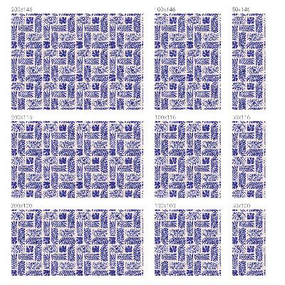 Privátní fólie na okno vitráž Rostlinné vzory