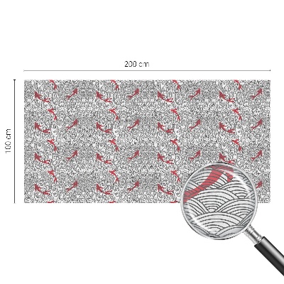 Dekorativní mléčná fólie na sklo Vlnitý vzor
