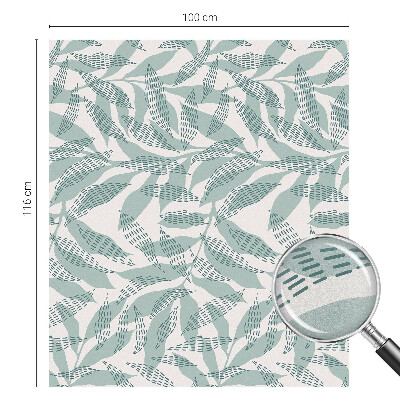 Protisluneční fólie na okna Zelené listy