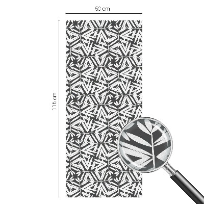 Privátní fólie na okno vitráž Geometrické listy