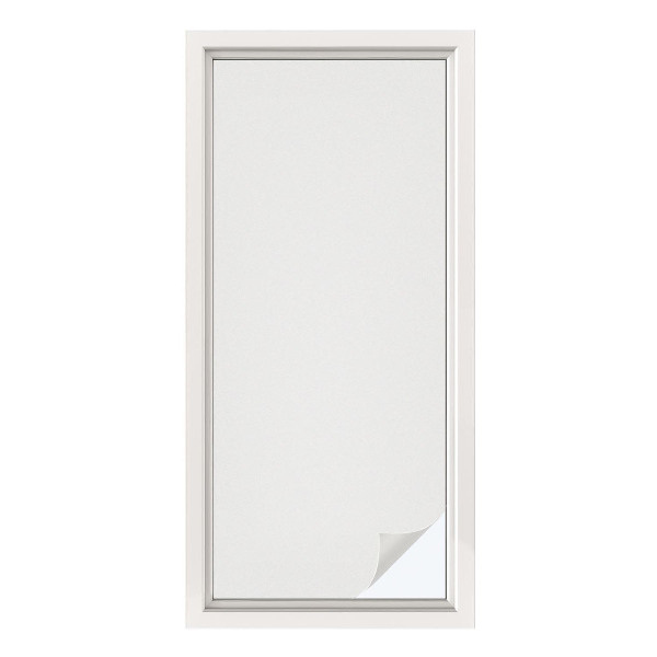 Privátní fólie na okno vitráž Jemná šedavě bílá