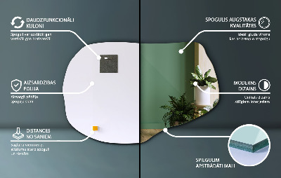Nepravidelná zrcadla stylový doplněk