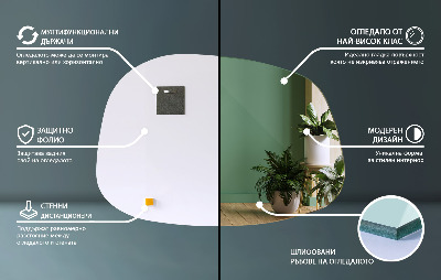 Zrcadlo ve tvaru skvrny jemný