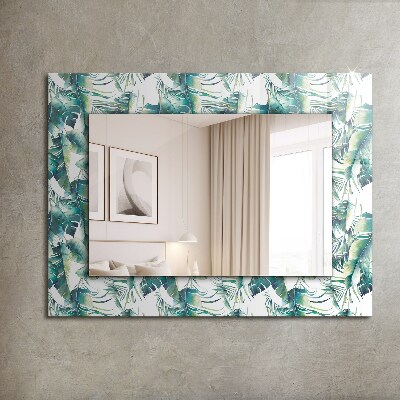 Dekoračné zrkadlo Zelené tropické listy