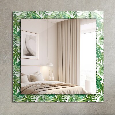 Ozdobné zrkadlo Zelené tropické listy