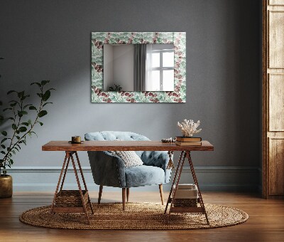 Dekoračné zrkadlo Akvarelové listy