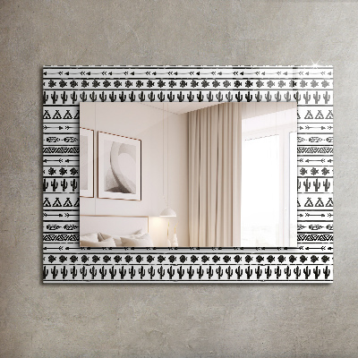 Dekoračné zrkadlo na stenu Kaktusové týpí šípy