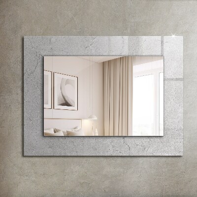 Dekoračné zrkadlo Popraskaný betonový povrch