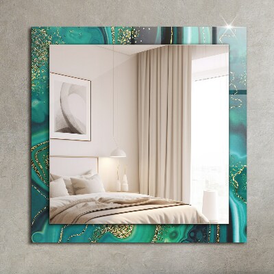 Dekoračné zrkadlo Abstraktní zelená textura