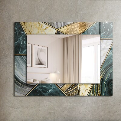 Zrkadlo rám s potlačou Abstraktní geometrické vzory