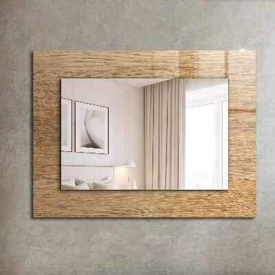 Dekoračné zrkadlo Dřevo s texturou