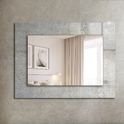 Zrkadlo rám s potlačou Popraskaná betonová zeď