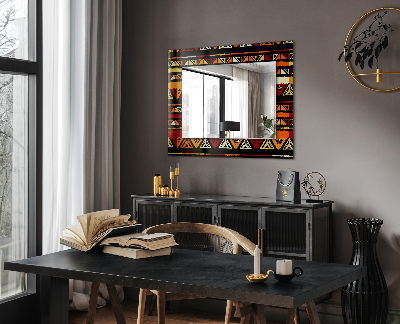Zrkadlo rám s potlačou Barevný etnický vzor