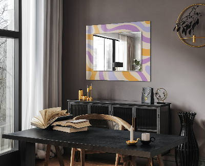 Ozdobné zrkadlo Abstraktní barevné vzory
