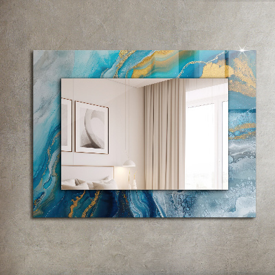 Dekoračné zrkadlo na stenu Abstraktní mramorová pryskyřice