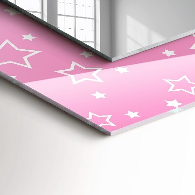Zrkadlo s motívom Růžové hvězdy