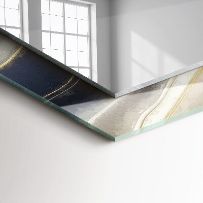 Zrkadlo rám s potlačou Abstraktní barevné vlny