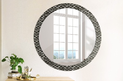 Kulaté zrcadlo s dekorem Orientální stupnice
