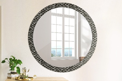 Kulaté zrcadlo s dekorem Orientální stupnice