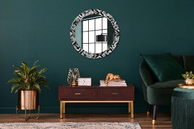 Kulaté dekorativní zrcadlo Kolibřík