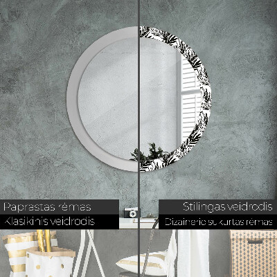 Kulaté dekorativní zrcadlo Netvor