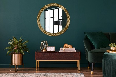 Kulaté dekorativní zrcadlo Deco vintage