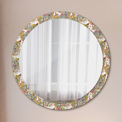 Kulaté dekorativní zrcadlo Sen o zemi pohádek