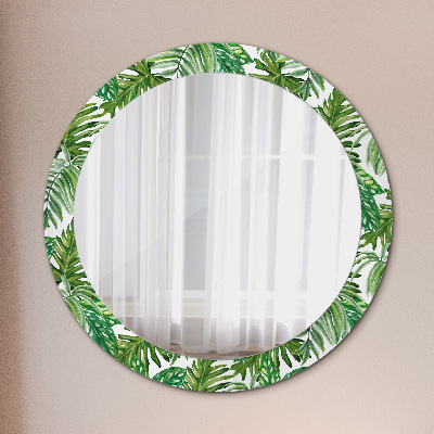 Kulaté dekorativní zrcadlo Džungle odchází