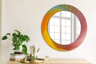 Kulaté dekorativní zrcadlo Hypnotická spirála