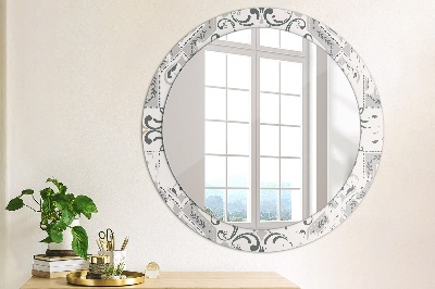 Kulaté dekorativní zrcadlo Retro dlaždice