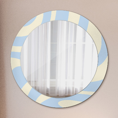 Kulaté dekorativní zrcadlo Abstraktní tvar