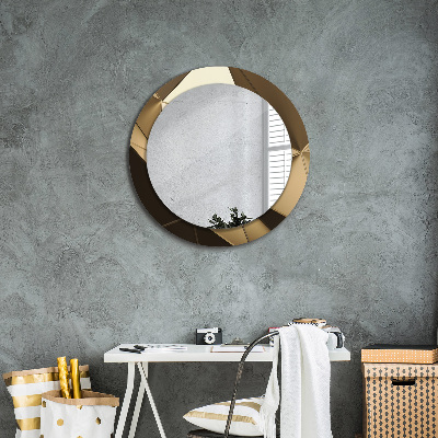 Kulaté dekorativní zrcadlo Moderní abstrakce