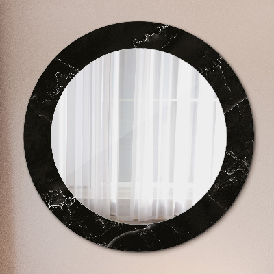 Kulaté dekorativní zrcadlo Mramorový kámen