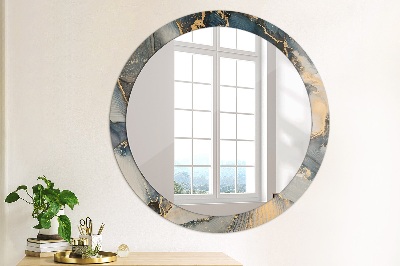 Kulaté dekorativní zrcadlo Abstraktní tekutina