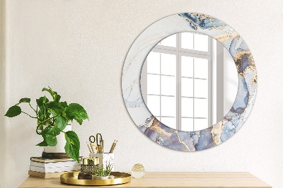Kulaté dekorativní zrcadlo Abstraktní tekuté umění