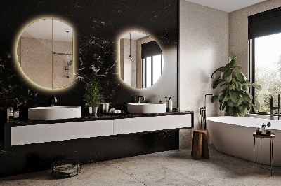 Atypické zrcadlo s led osvětlením