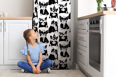 Magnet na ledničku dekorativní Šťastní psi