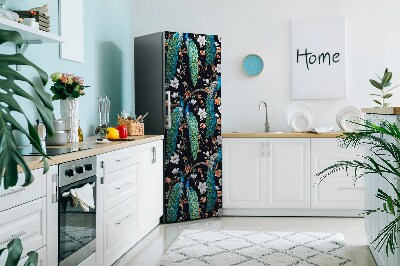 Magnet na ledničku dekorativní Páv