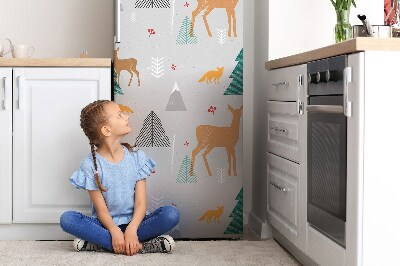 Magnet na ledničku dekorativní Zvířecí les