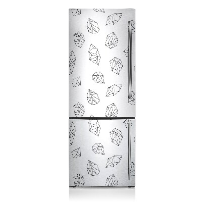 Magnet na ledničku Nakreslené diamanty