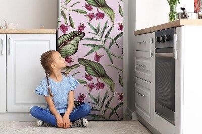 Magnetická podložka na lednici Růžové květy