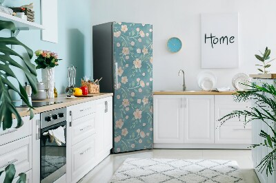 Magnet na ledničku dekorativní Pastelové květiny