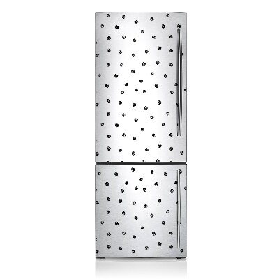 Magnet na ledničku dekorativní Černé tečky