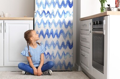 Magnet na ledničku dekorativní Akvarel vlny
