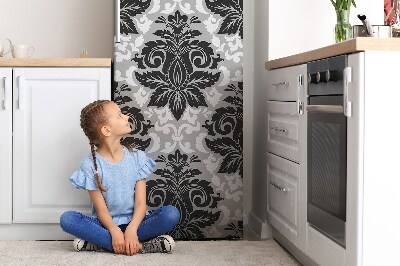 Magnet na ledničku dekorativní Šedý vzor