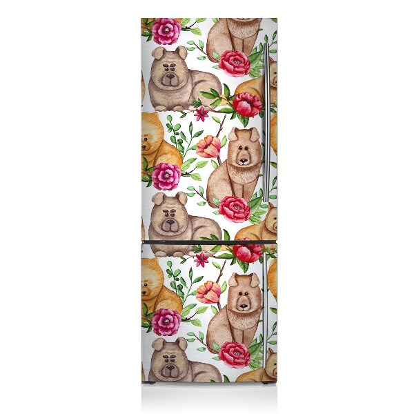 Magnet na ledničku dekorativní Psi chow chow